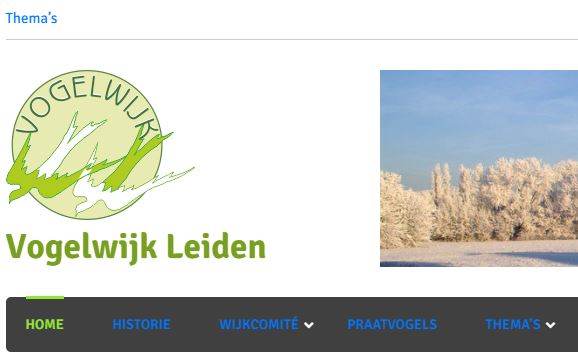 Nieuwe website voor de Vogelwijk