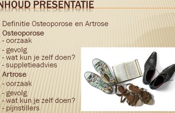 Presentatie Osteoporose & Artrose